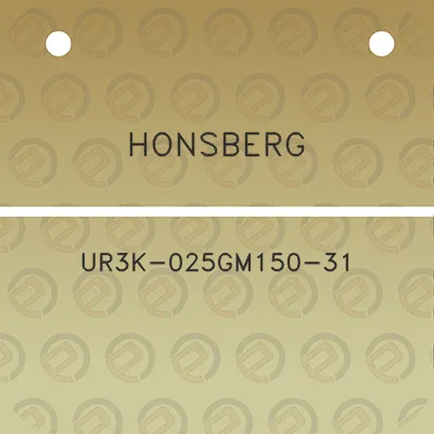 honsberg-ur3k-025gm150-31