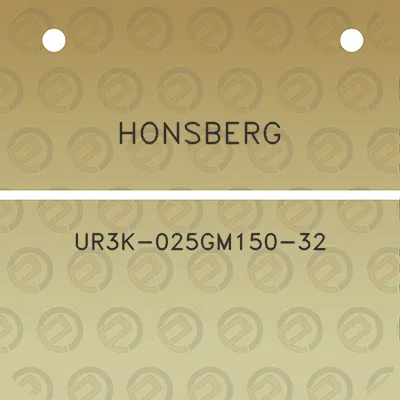 honsberg-ur3k-025gm150-32