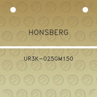 honsberg-ur3k-025gm150