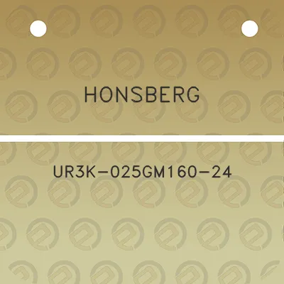 honsberg-ur3k-025gm160-24