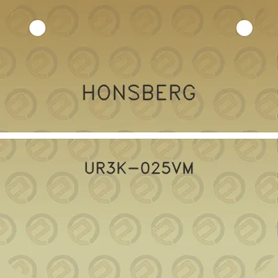 honsberg-ur3k-025vm