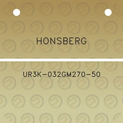 honsberg-ur3k-032gm270-50