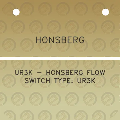 honsberg-ur3k-honsberg-flow-switch-type-ur3k