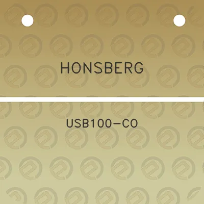 honsberg-usb100-co