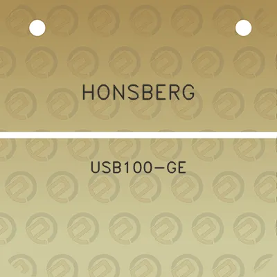 honsberg-usb100-ge