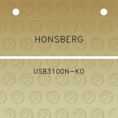 honsberg-usb3100n-ko