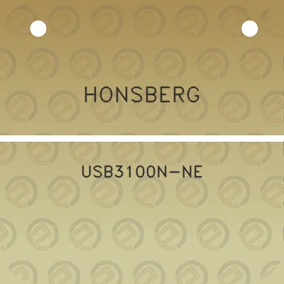 honsberg-usb3100n-ne