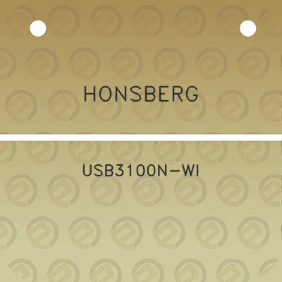 honsberg-usb3100n-wi