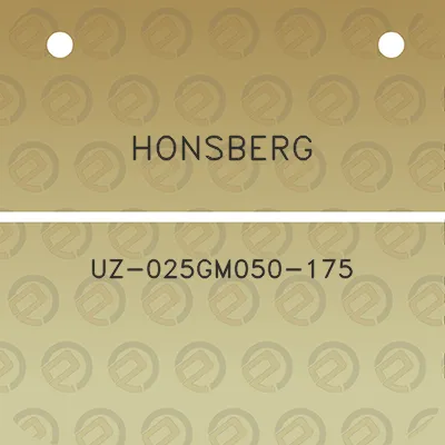 honsberg-uz-025gm050-175