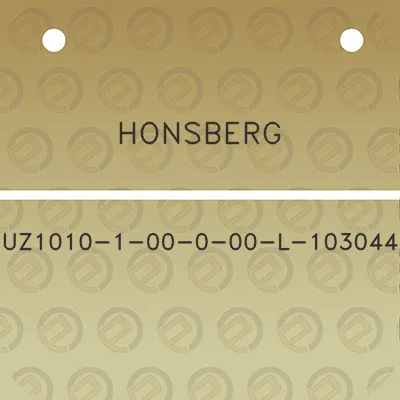 honsberg-uz1010-1-00-0-00-l-103044