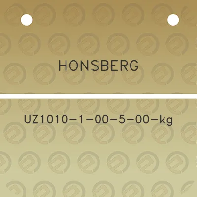 honsberg-uz1010-1-00-5-00-kg