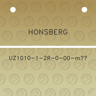 honsberg-uz1010-1-2r-0-00-m3