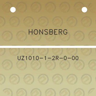 honsberg-uz1010-1-2r-0-00