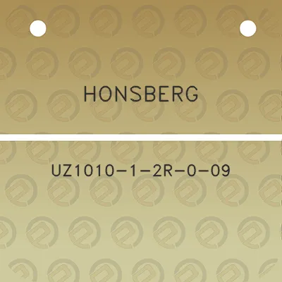 honsberg-uz1010-1-2r-0-09