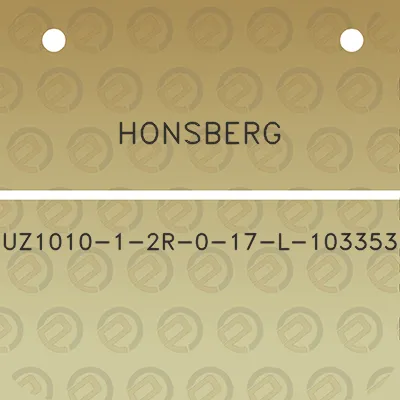 honsberg-uz1010-1-2r-0-17-l-103353