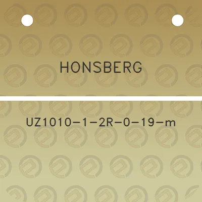 honsberg-uz1010-1-2r-0-19-m