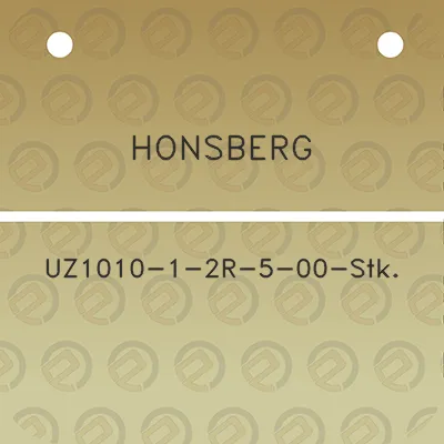 honsberg-uz1010-1-2r-5-00-stk