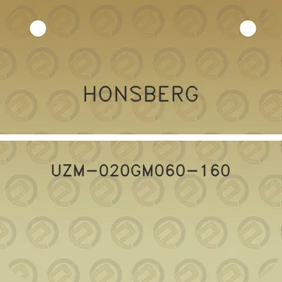 honsberg-uzm-020gm060-160