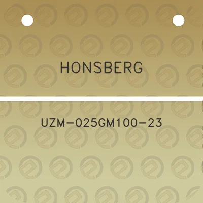 honsberg-uzm-025gm100-23