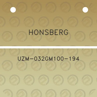 honsberg-uzm-032gm100-194