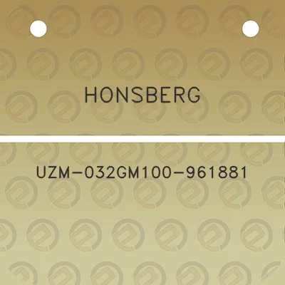 honsberg-uzm-032gm100-961881