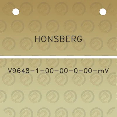 honsberg-v9648-1-00-00-0-00-mv