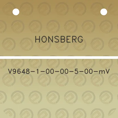 honsberg-v9648-1-00-00-5-00-mv