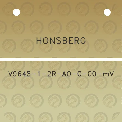 honsberg-v9648-1-2r-ao-0-00-mv