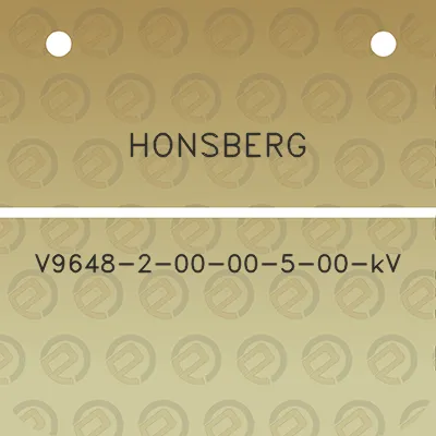 honsberg-v9648-2-00-00-5-00-kv