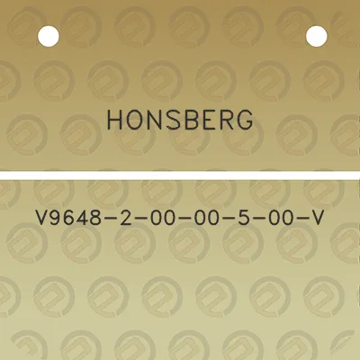 honsberg-v9648-2-00-00-5-00-v