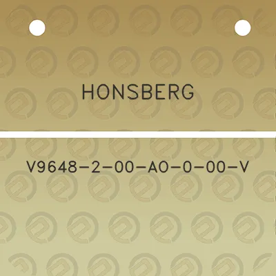 honsberg-v9648-2-00-ao-0-00-v