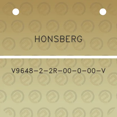 honsberg-v9648-2-2r-00-0-00-v