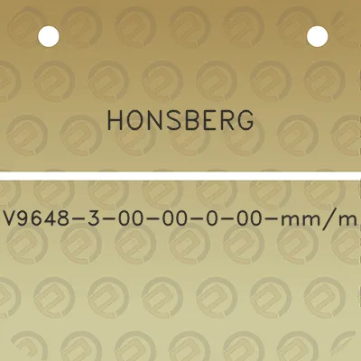 honsberg-v9648-3-00-00-0-00-mmm