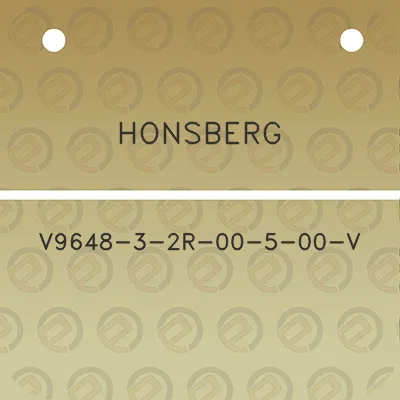 honsberg-v9648-3-2r-00-5-00-v