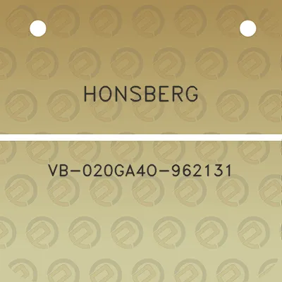 honsberg-vb-020ga4o-962131