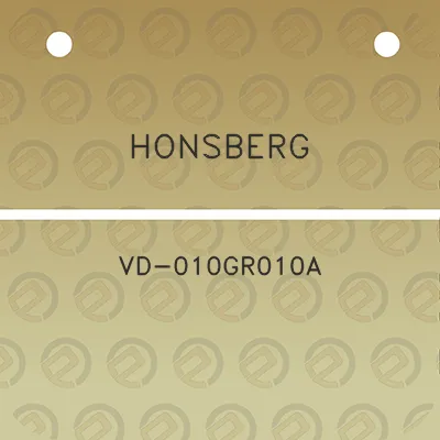 honsberg-vd-010gr010a