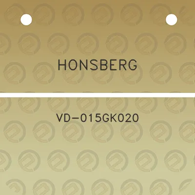 honsberg-vd-015gk020