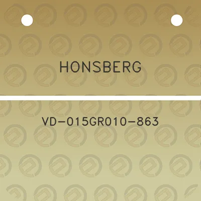 honsberg-vd-015gr010-863