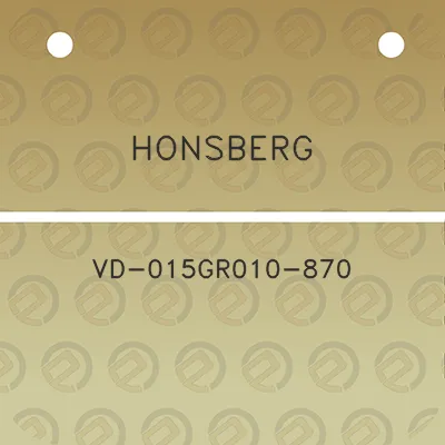 honsberg-vd-015gr010-870