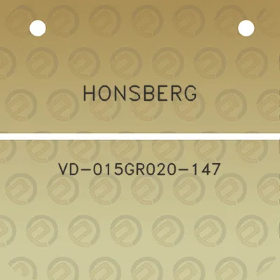 honsberg-vd-015gr020-147