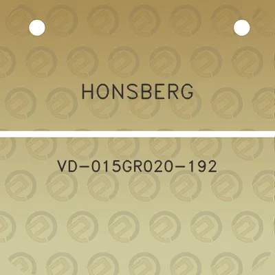 honsberg-vd-015gr020-192