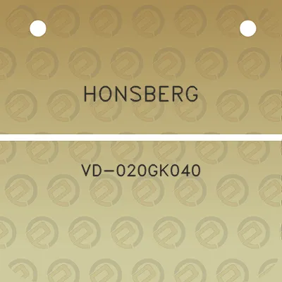 honsberg-vd-020gk040