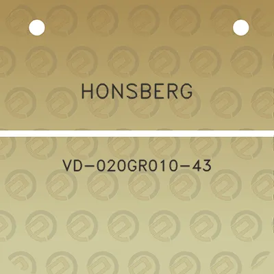 honsberg-vd-020gr010-43