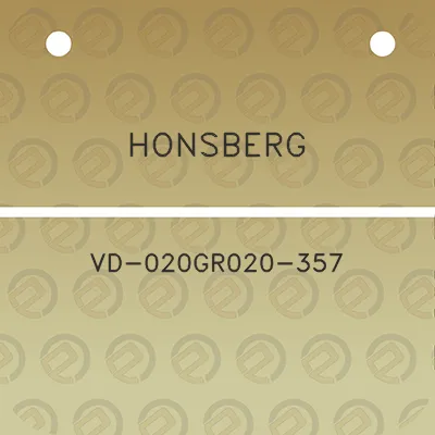 honsberg-vd-020gr020-357