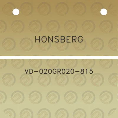 honsberg-vd-020gr020-815