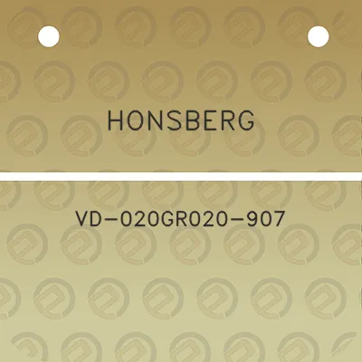 honsberg-vd-020gr020-907