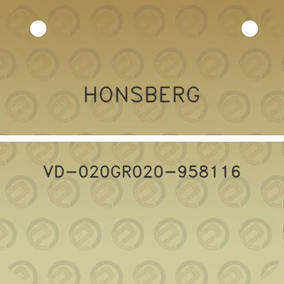 honsberg-vd-020gr020-958116