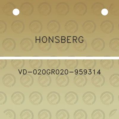 honsberg-vd-020gr020-959314