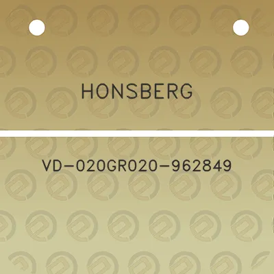 honsberg-vd-020gr020-962849