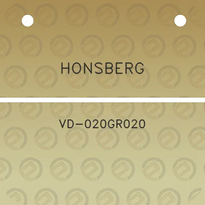 honsberg-vd-020gr020